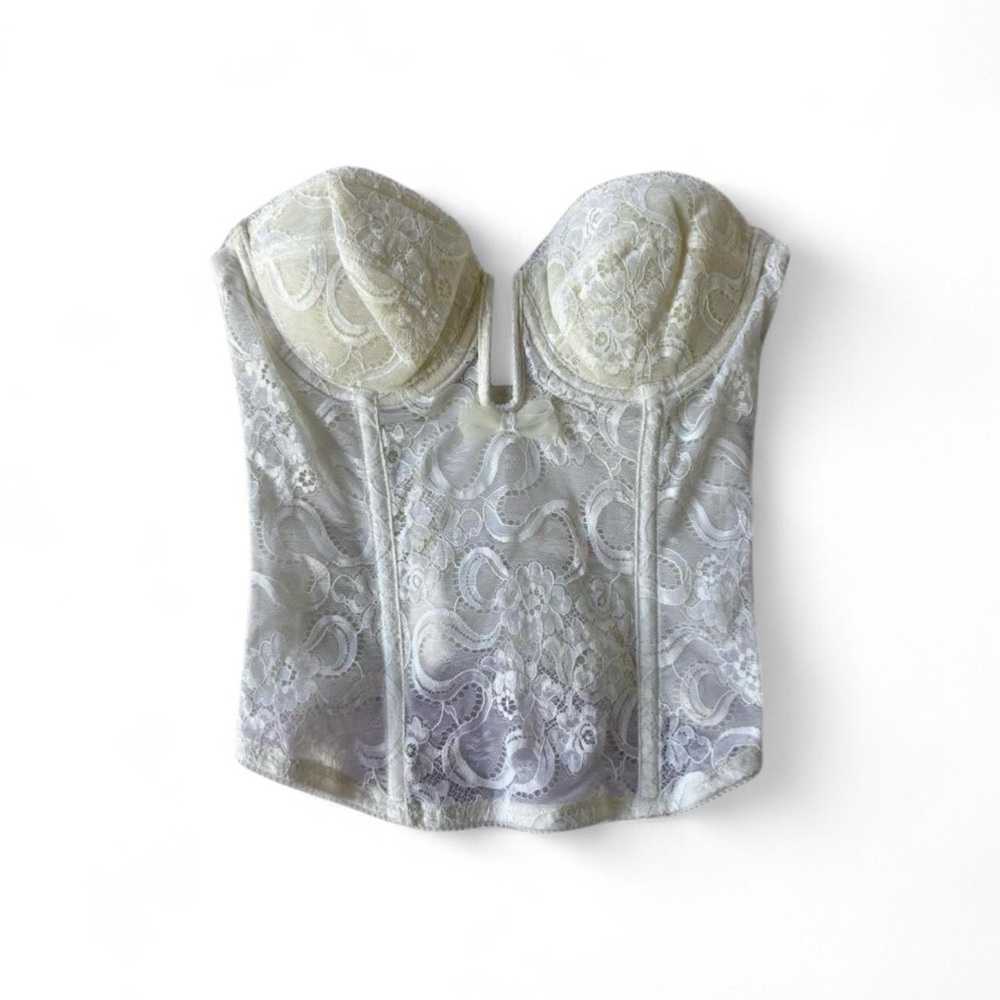 Cabernet lace corset bustier